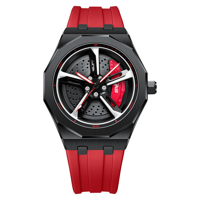 rs-7  black polygon case red