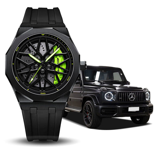 Petronas AMG G55 dönen yeşil Caliber silikon